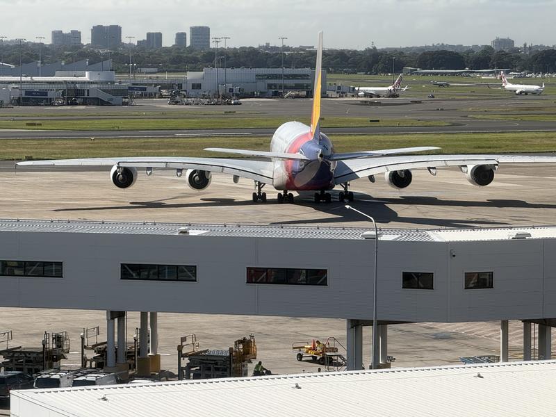 Birthday plane spotting at Sydney airport